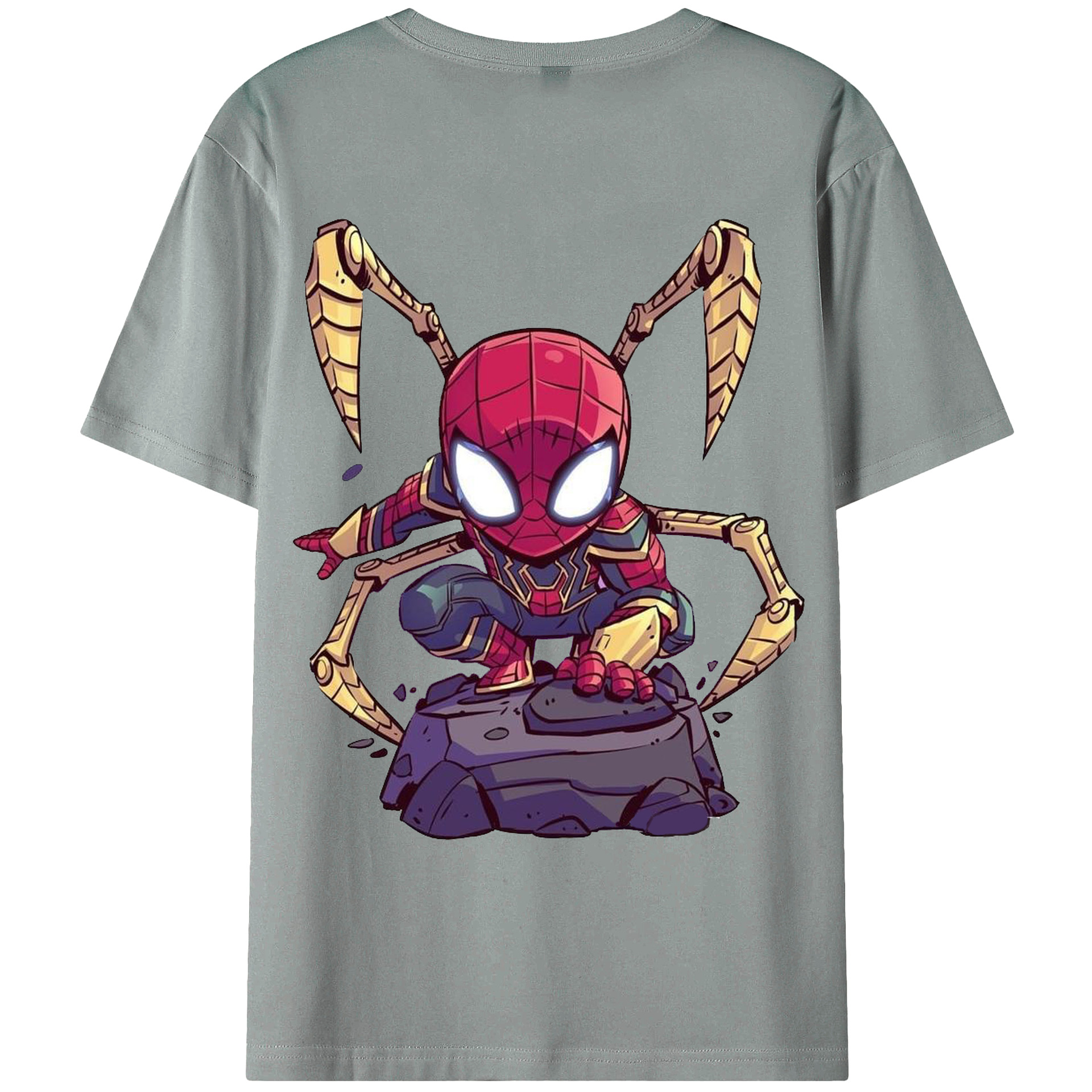 （画像用） アベンジャーズ The Avengers 綿100％ メンズ半袖Tシャツ（バックプリント） 通気性